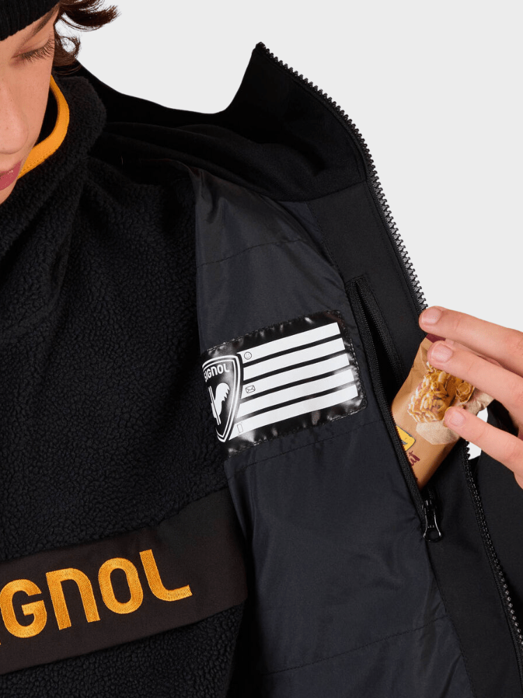 Siz Quilted Skijakke - Børn - Sort - Gumpel & Co