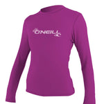 Women's Basic Skins Langærmet Rashguard - Dame - Fox Pink - Gumpel & Co