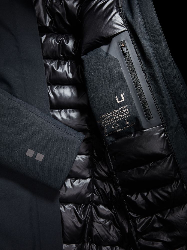 White Heat Frakke - Dame - Dark Sand - Gumpel & Co