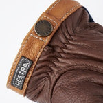 Deerskin Wool Tricot Handske - Herre - Navy/Chokolate - Gumpel & Co