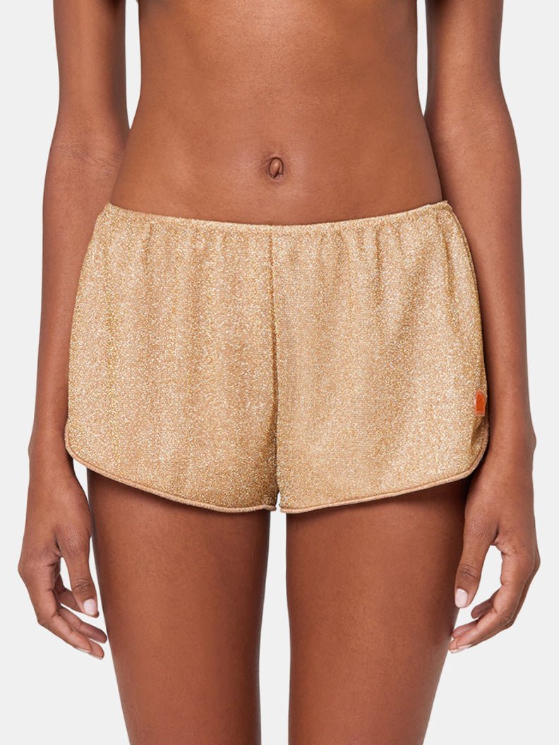 Women's Lauderdale Top/Lulin Badeshorts - Dame - Gold - Gumpel & Co