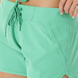 Women's Classic Surf 5' Boardshorts - Dame - Green - Gumpel & Co