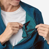 R1 Air Zip Neck Midlayer - Dame - Blå - Gumpel & Co