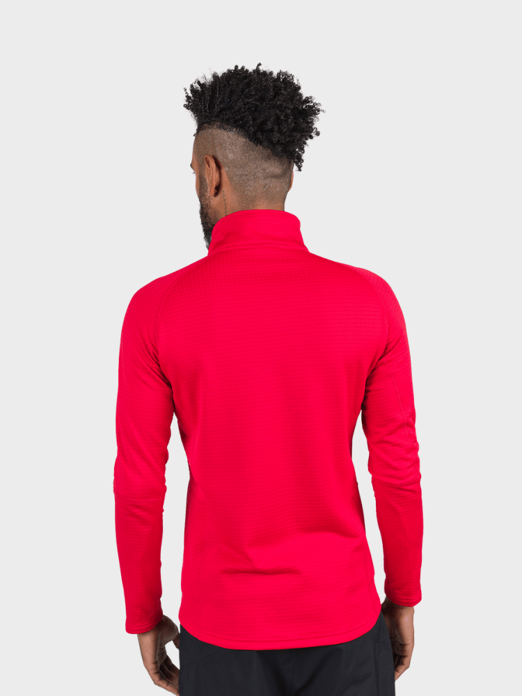 Blacksite Fleece Midlayer - Herre - Rød - Gumpel & Co