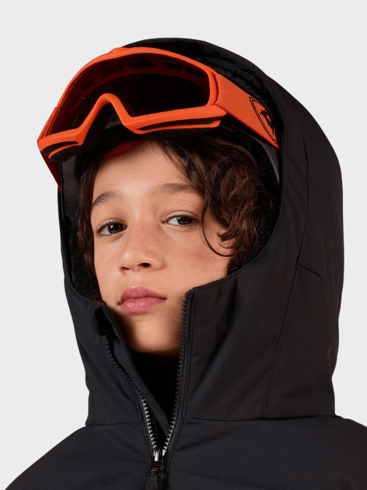 Siz Quilted Skijakke - Børn - Sort - Gumpel & Co