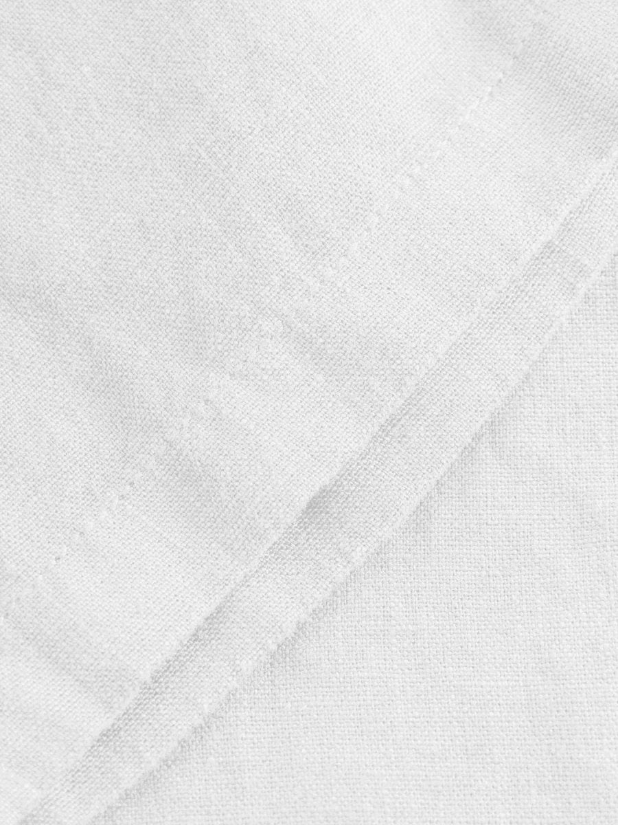 Men's Loose Hør Shorts - Herre - Bright White - Gumpel & Co