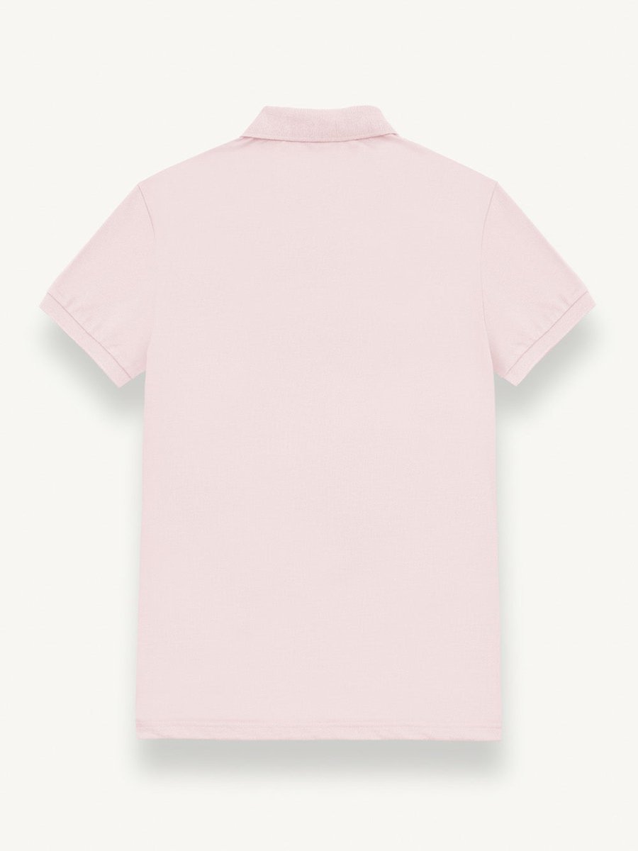 Men's Pique polo skjorte - Herre - Rosa - Gumpel & Co