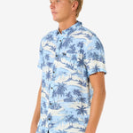 Dreamer Barrel Killa Short Sleeve Shirt - Herre - Sky Blue - Gumpel & Co