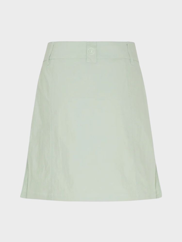 Sabrina - Nederdel m/indbygget shorts til damer - Pastel Green - Gumpel & Co