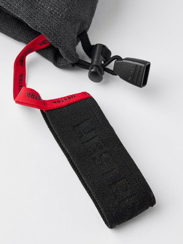 Army Leather Patrol Gauntlet 5 - finger Skihandsker - Unisex - Charcoal - Gumpel & Co