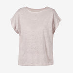 Anabell Linen Tee - Soft Rose - Gumpel & Co