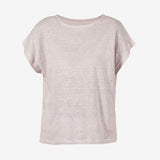 Anabell Linen Tee - Soft Rose - Gumpel & Co