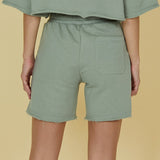 Women's Raw Nature Jogging Shorts - Dame - Fog (beige) - Gumpel & Co