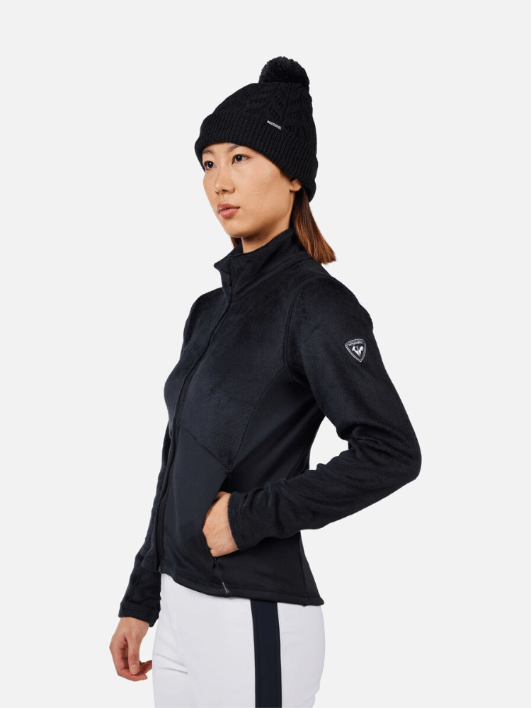 Diretta Fleece Midlayer m/lynlås - Dame - Sort - Gumpel & Co