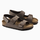 Kids Milano Birko - Flor Nubuklæder Sandaler - Børn - Mocha - Normal - Gumpel & Co