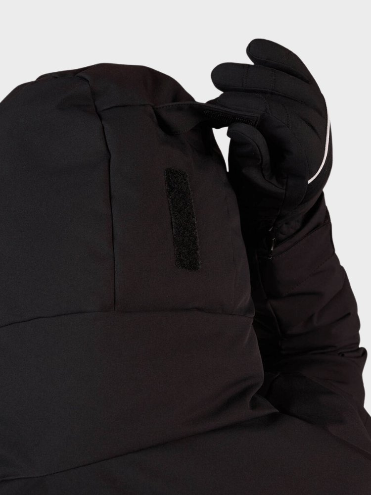 Siz Quilted Skijakke - Børn - Sort - Gumpel & Co