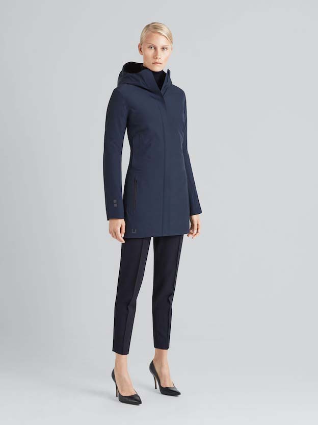 Spectra Frakke - Dame - Navy - Gumpel & Co