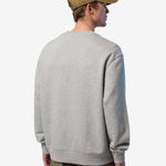 Sweatshirt with side ribbing - Men - Grey Melange - Gumpel & Co