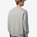 Sweatshirt with side ribbing - Men - Grey Melange - Gumpel & Co