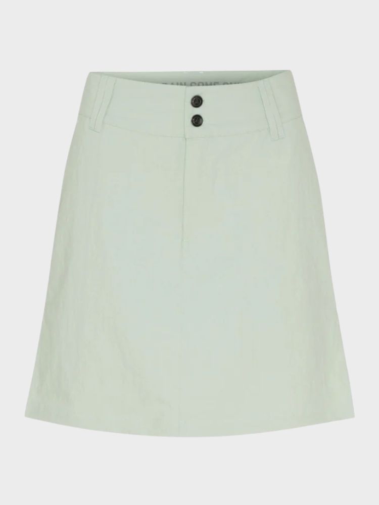 Sabrina - Nederdel m/indbygget shorts til damer - Pastel Green - Gumpel & Co