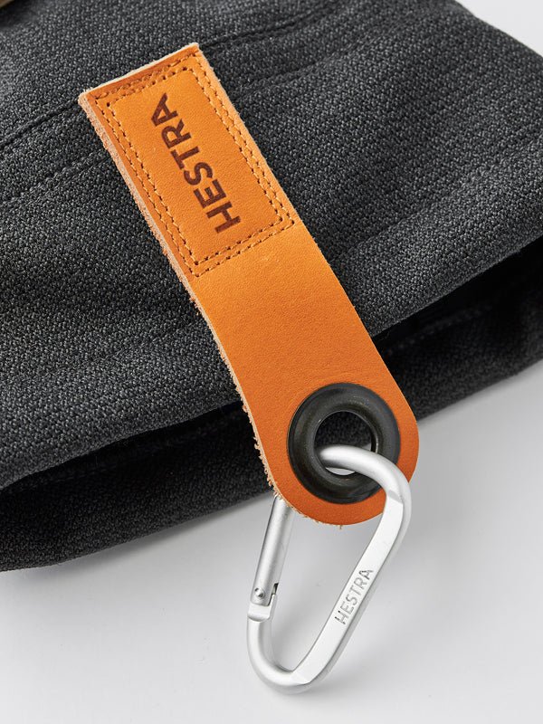 Army Leather Patrol Gauntlet 5 - finger Skihandsker - Unisex - Charcoal - Gumpel & Co