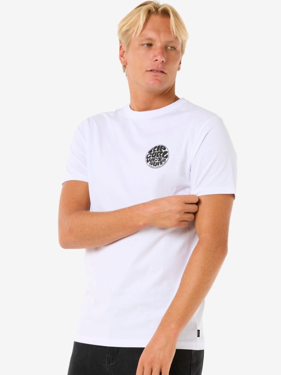 Wettie Icon Tee - Herre - Optical White - Gumpel & Co