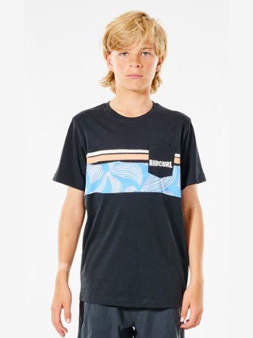 Boys Blocker T-shirt - Drenge - Black - Gumpel & Co