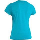 Women's TRVLR Hybrid Kortærmet UPF 50+ UV T-shirt - Dame - Turquoise - Gumpel & Co