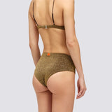 Women's Ipanema High Waist Brief - Dame - Bronze - Gumpel & Co