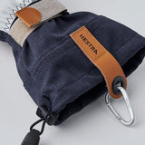 Army Leather Patrol Gauntlet 5 - finger Skihandsker - Unisex - Navy - Gumpel & Co