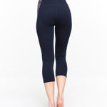 Women's Rose Light Capri 3/4 100% Merino Skiunderbukser - Dame - Royal - Gumpel & Co