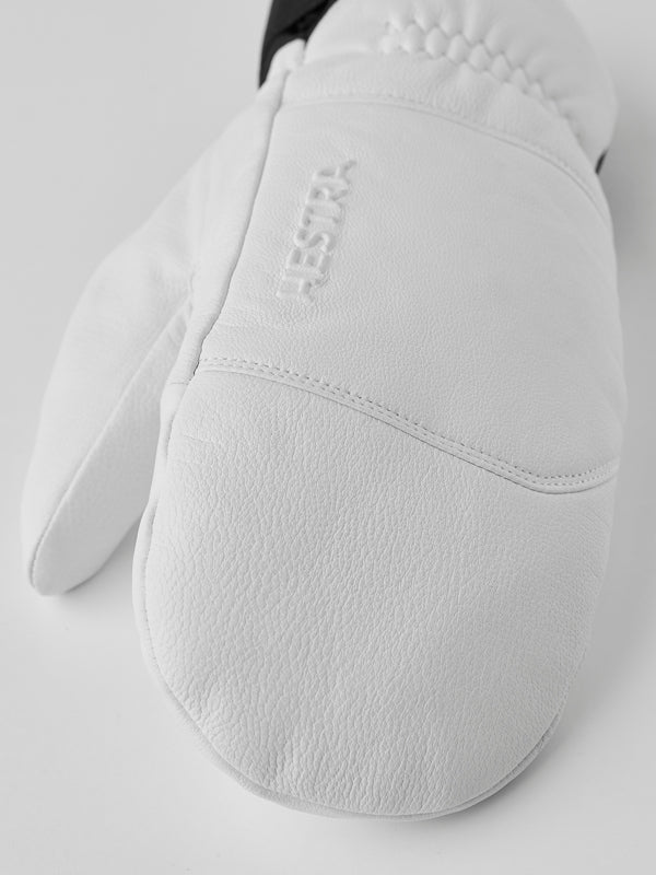 Women's Omni Mitten Leather Skivanter - Dame - White - Gumpel & Co