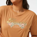 Women's Sea Of Dreams Relaxed SS UPF 50+ UV T-shirt - Dame - Light Brown - Gumpel & Co
