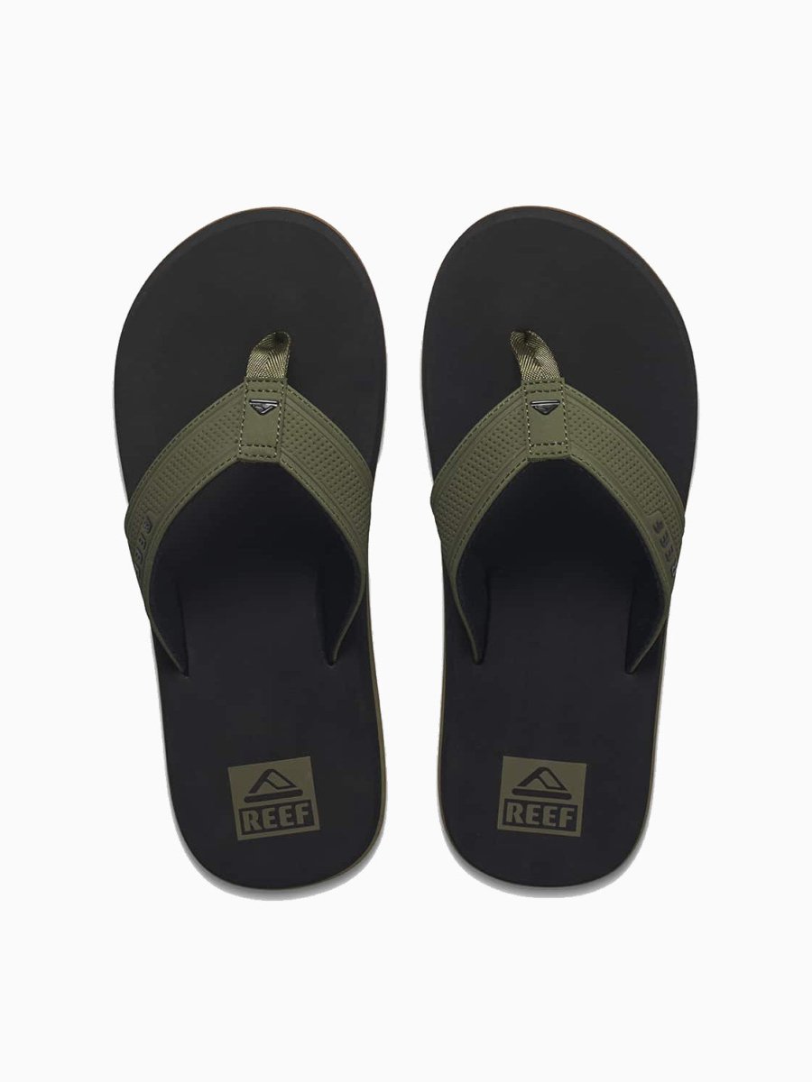 Men's The Layback Klipklapper - Herre - Black/Olive - Gumpel & Co