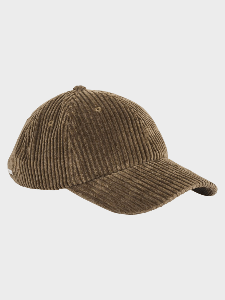 Allan Corduroy Cap - Unisex - Khaki - Gumpel & Co