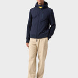 Willard Tech Strik Jakke - Herre - Blue Navy - Gumpel & Co