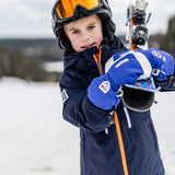 Kids Army Leather Heli Skivanter - Børn - Black - Gumpel & Co