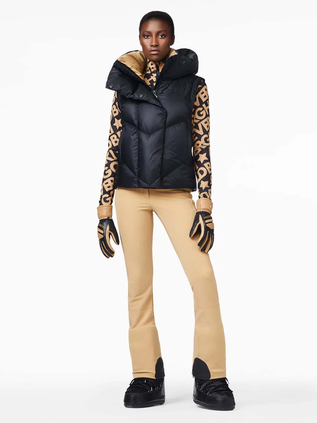 Women's Pippa Softshell Skibukser - Dame - Dark Brown - Gumpel & Co