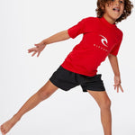 Kids Corps Kortærmet Rash UPF 50+ UV T-shirt - Børn (1 - 8 år) - Red - Gumpel & Co