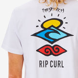 Search Icon Tee - Herre - White - Gumpel & Co