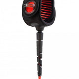 6' Freedom Helix All Round Leash - Fire Red - Gumpel & Co