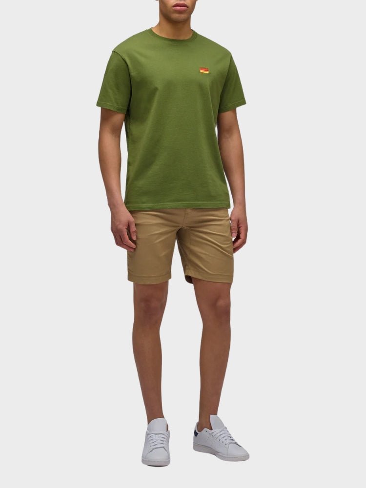 Tricolour Embroidery Tee - Herrer - Dino - Gumpel & Co