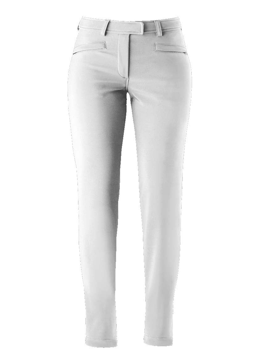 TONINI STRÆKBUKSER TIL DAMER | HVID - Gumpel & Co