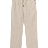 Men's Fig Loose Hør Pants - Herre - Light Feather Gray - Gumpel & Co
