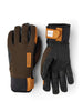 Ergo Grip Active Wool Terry 5-F Gloves - Men - Dark Forest/Black