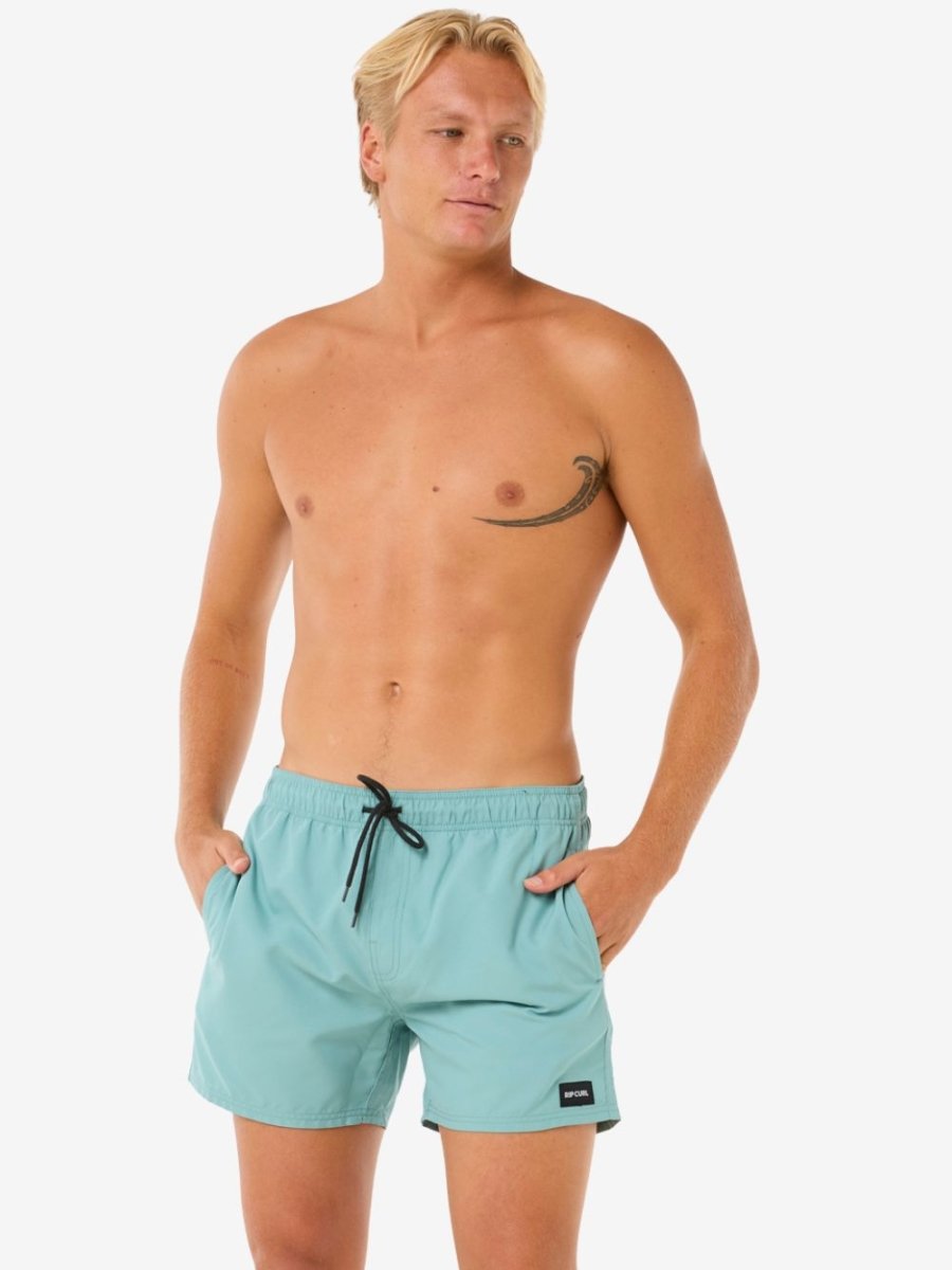 Offset Volley 15 Boardshort - Herre - Blue Lagoon - Gumpel & Co
