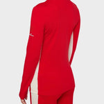 Voss 1/4 zip - Women - Red - Gumpel & Co