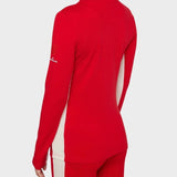 Voss 1/4 zip - Women - Red - Gumpel & Co