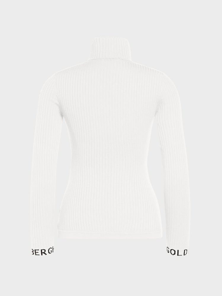 Mira Long Sleve Knit Sweater - Women - Cream - Gumpel & Co