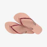 Slim Glitter II Klipklapper - Dame - Pink/Pink - Gumpel & Co